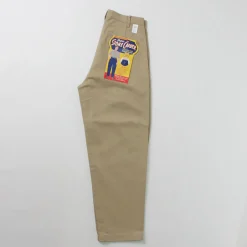 UNIVERSAL OVERALL / Heritage T/C Relaxed 2-Tuck Trousers STONE CARVER