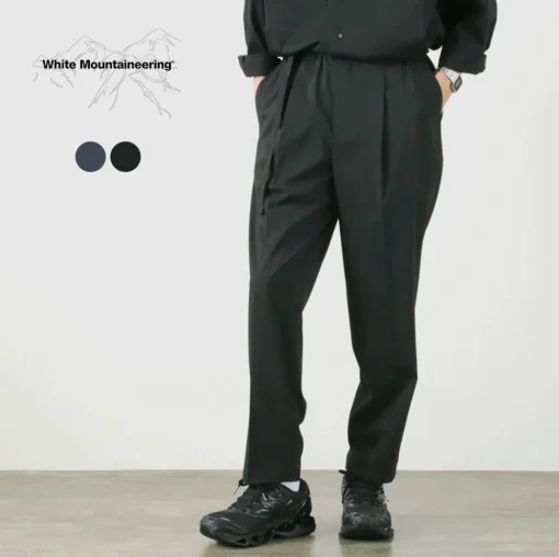 WHITE MOUNTAINEERING / 1 Tuck Belted Pants