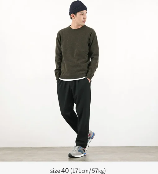 WILLIAM LOCKIE / Lambswool crew neck knit