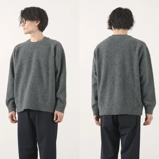 YONETOMI NEW BASIC / Circle Knit Pullover
