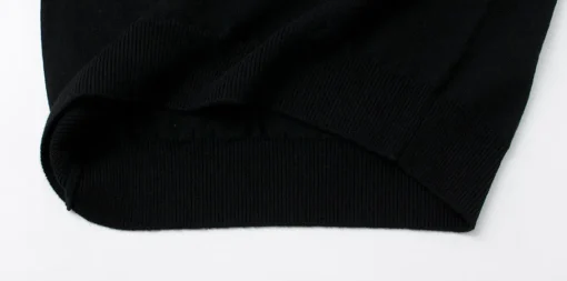 YONETOMI NEW BASIC / Rigid Cashmere Knit Pullover Garment Dyed