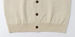 YONETOMI NEW BASIC / Rigid Cashmere Knit Cardigan