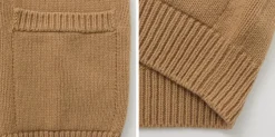 YONETOMI NEW BASIC / Soft lamb wool knit cardigan