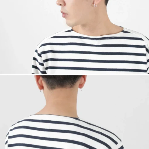 YONETOMI NEW BASIC / Wave Cotton Basque Knit Pullover